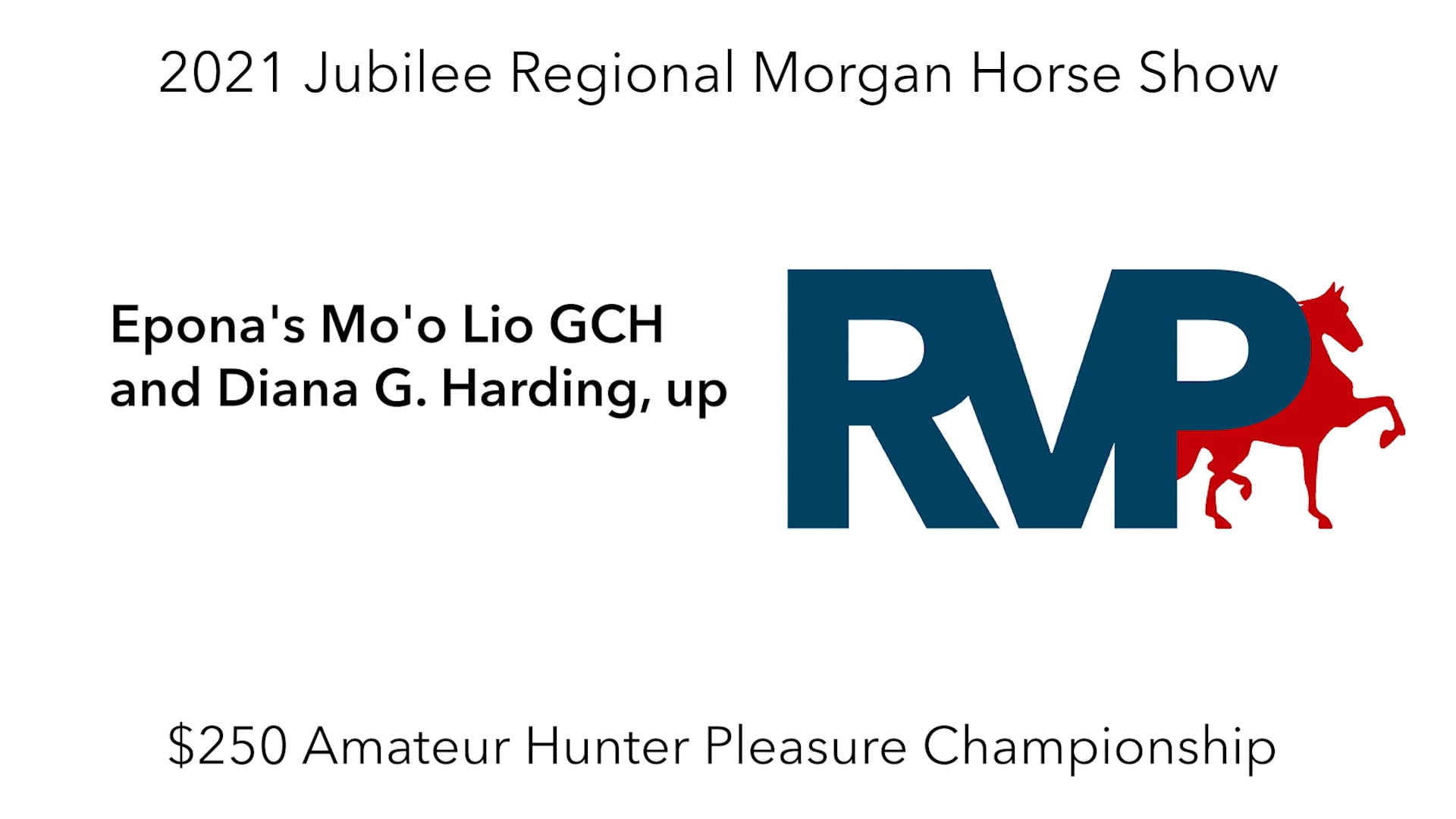 MJ21 - Class 113 - Epona's Mo'o Lio GCH and Diana G. Harding, up