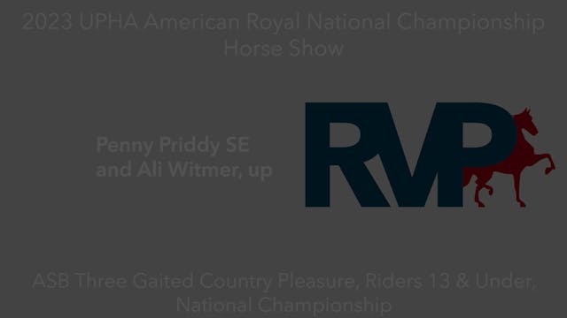 AR23 - Class 146 - Penny Priddy SE an...