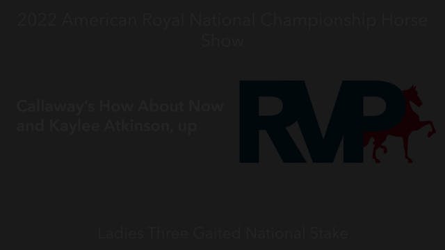 AR22 - Class 178 - Callaway’s How Abo...