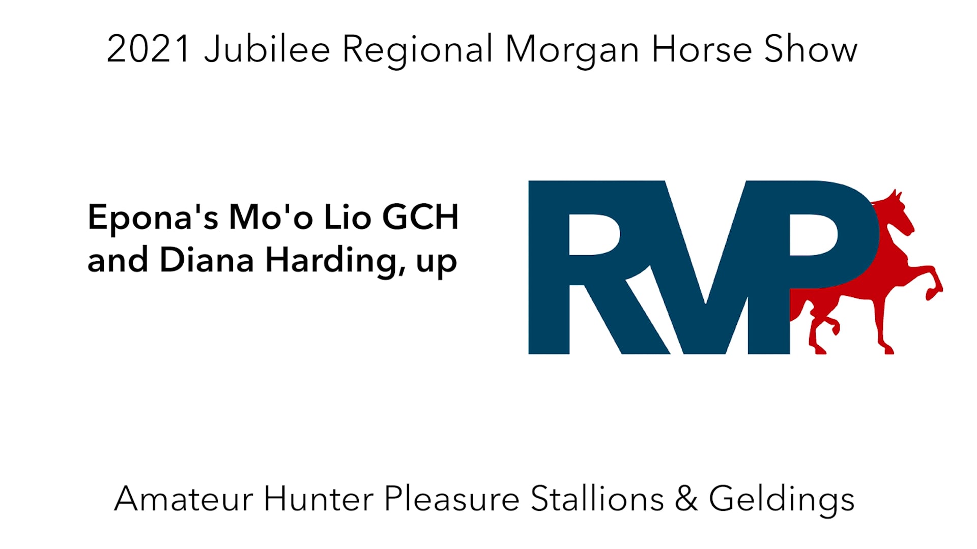 MJ21 - Class 8 - Epona's Mo'o Lio GCH and Diana Harding, up