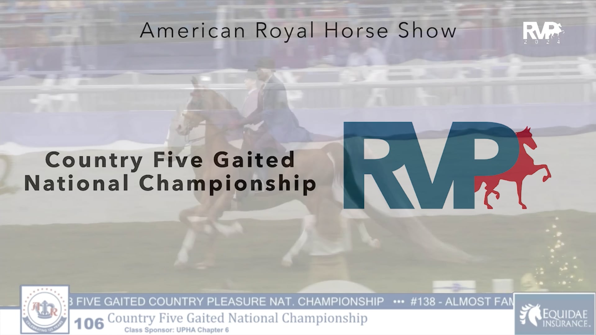 AR24 - Class 106 - Country Five Gaited National Championship