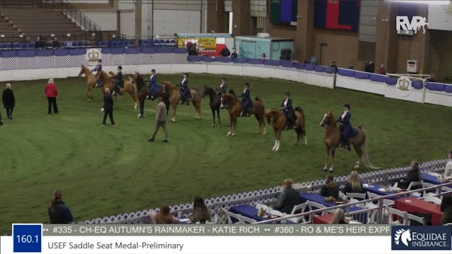 AR22 - Class 160.1 - USEF Saddle Seat...