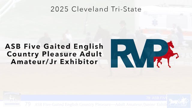 CTS25 - Class 79 - ASB Five Gaited En...