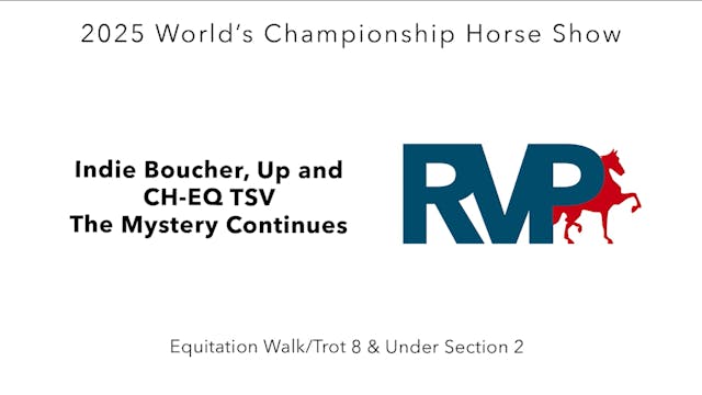 WCHS25 - Class 128.2 - Indie Boucher,...