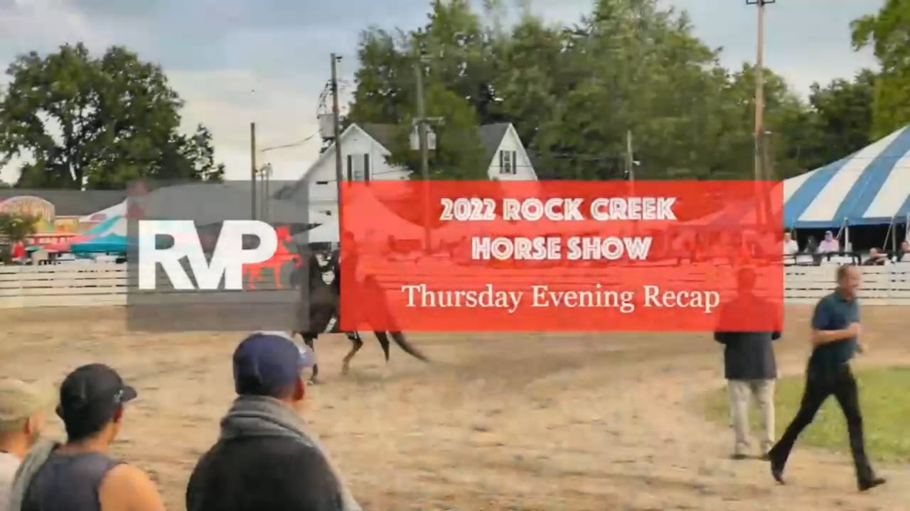 2022 Rock Creek Horse Show Friday Evening Richfield Video Archive