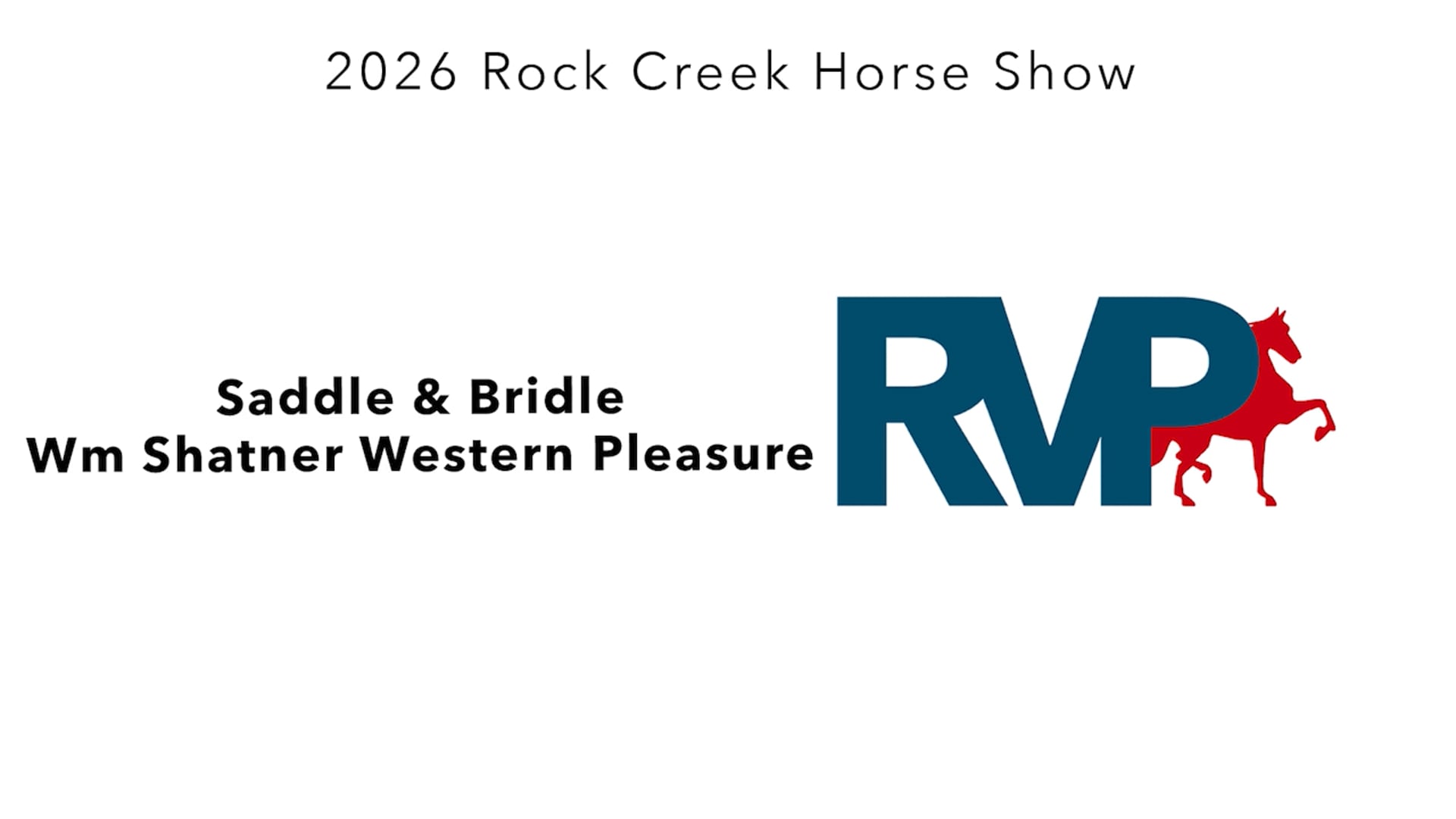 RC26 - Class 57 - Saddle & Bridle Wm Shatner Western Pleasure