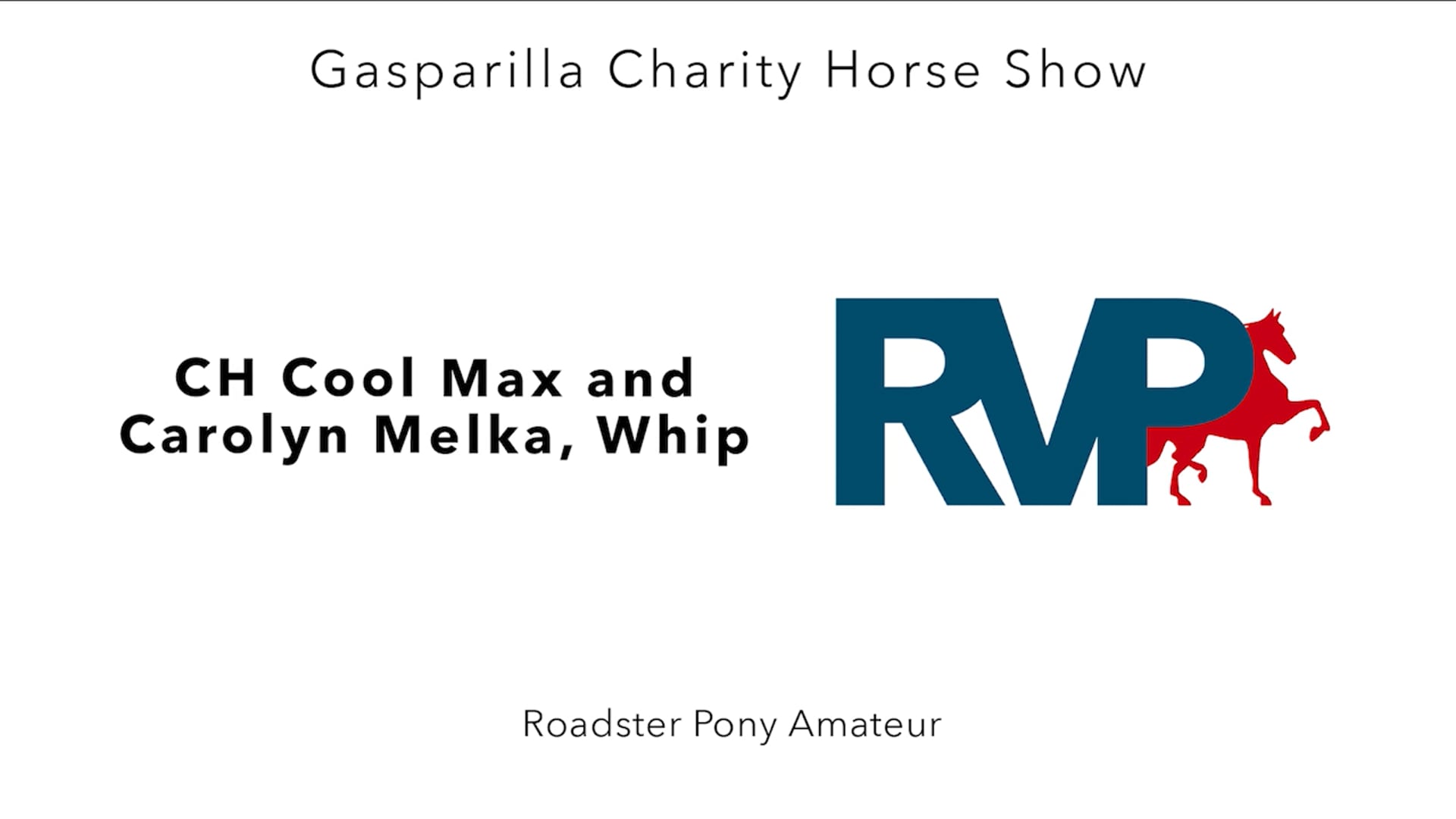 GC25 - Class 35 - CH Cool Max and Carolyn Melka, Whip