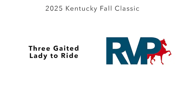 KFC25 - Class 42 - Three Gaited Lady ...