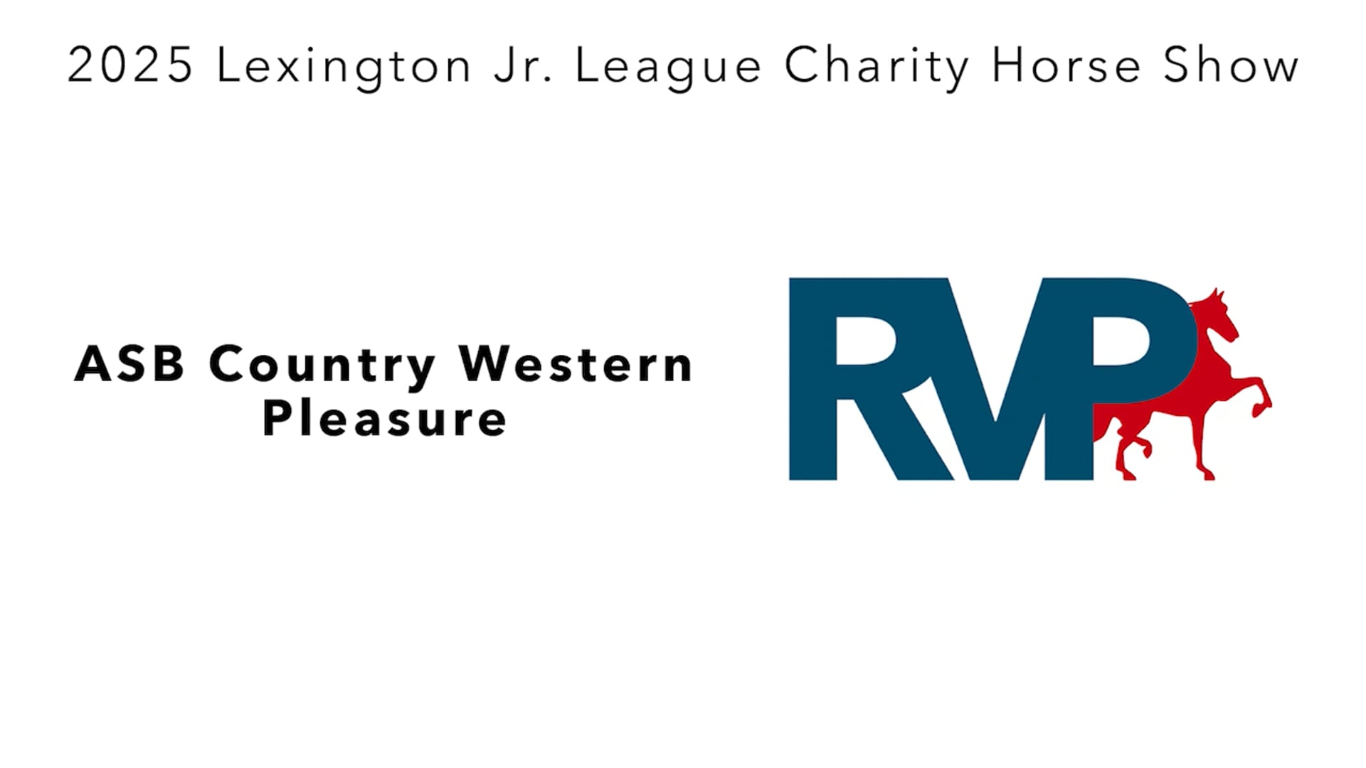 LJL25 - Class 34 - ASB Country Western Pleasure