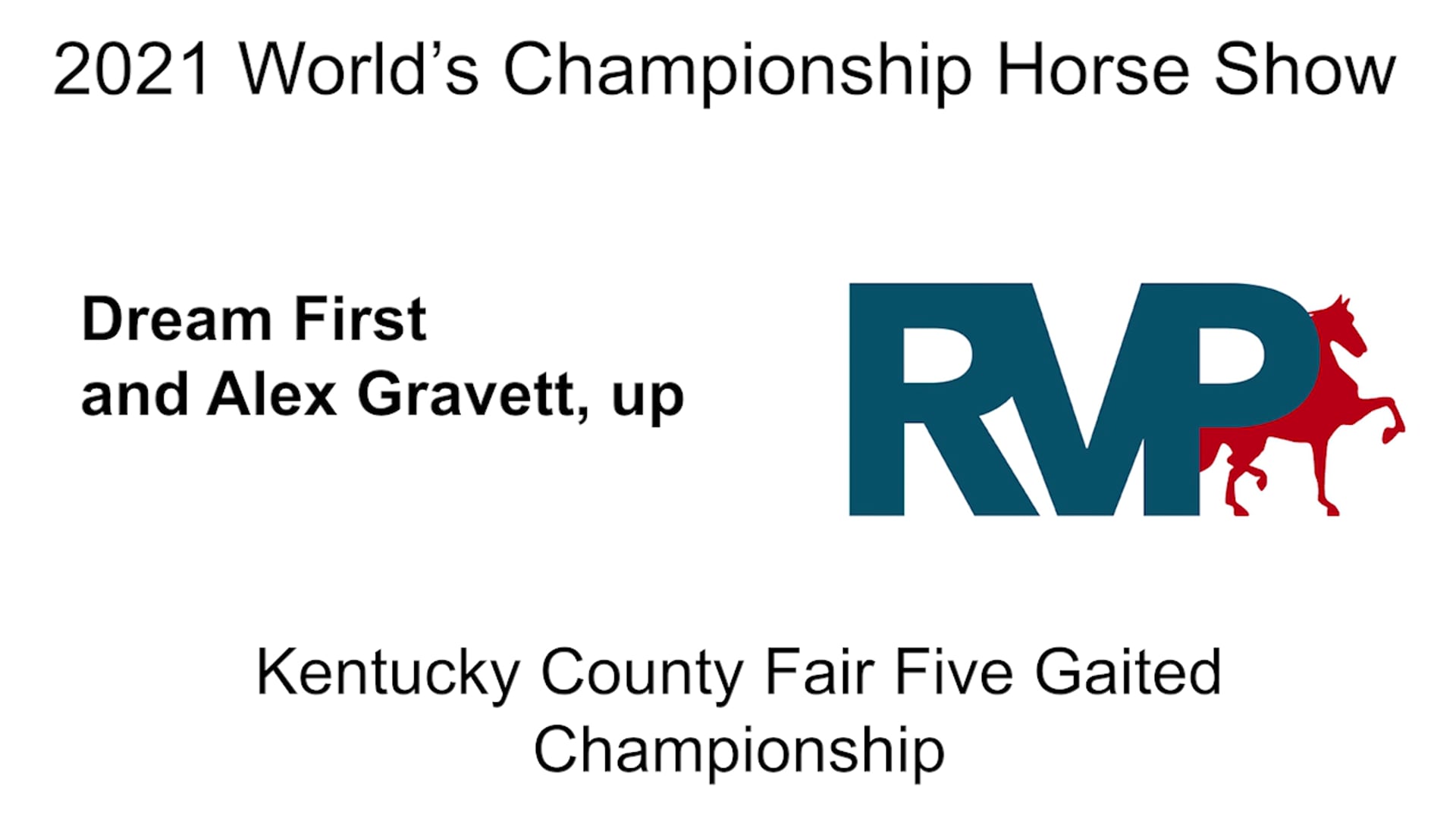 WCHS21 - Class 10 - Dream First and Alex Gravett, up