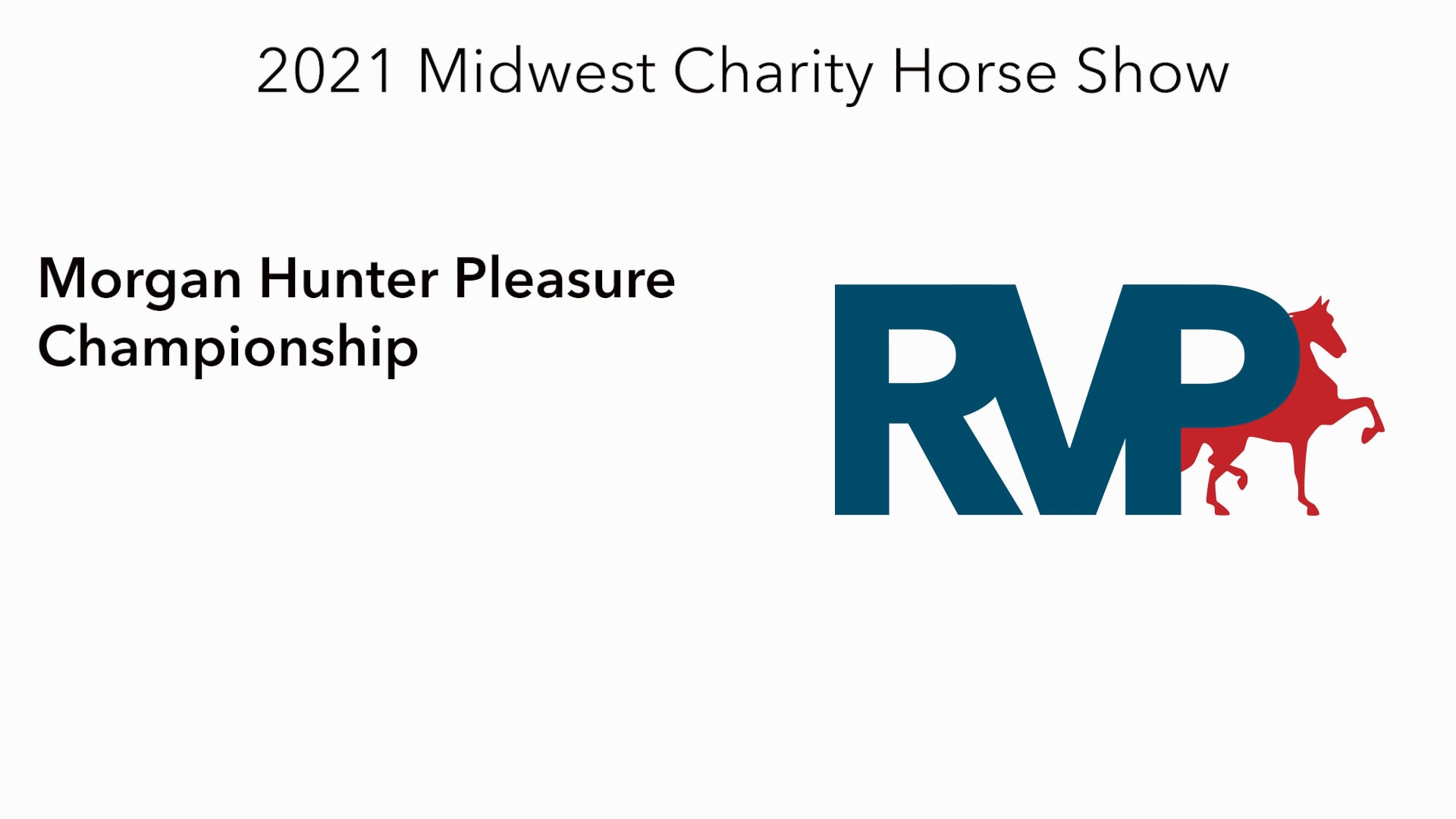 MW21 - Class 190 - Morgan Hunter Pleasure Championship