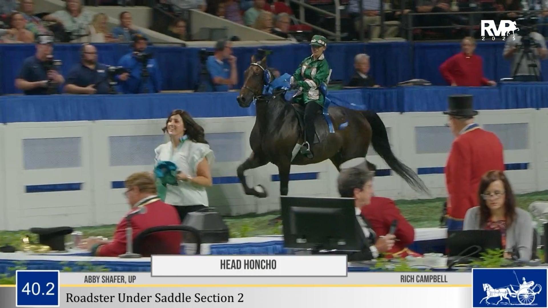 WCHS25 - Class 40.2 - Head Honcho and Abby Shafer, Up