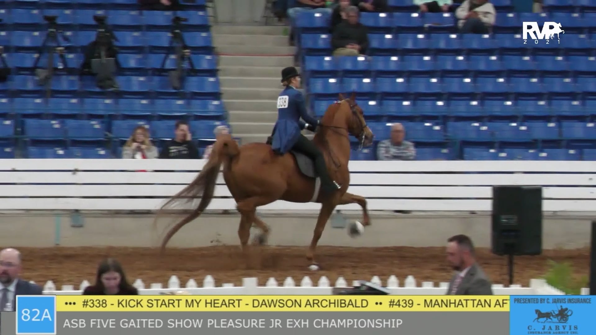 SSSF21 - Class 82A - ASB Five Gaited Show Pleasure Junior Exhibitor Championship