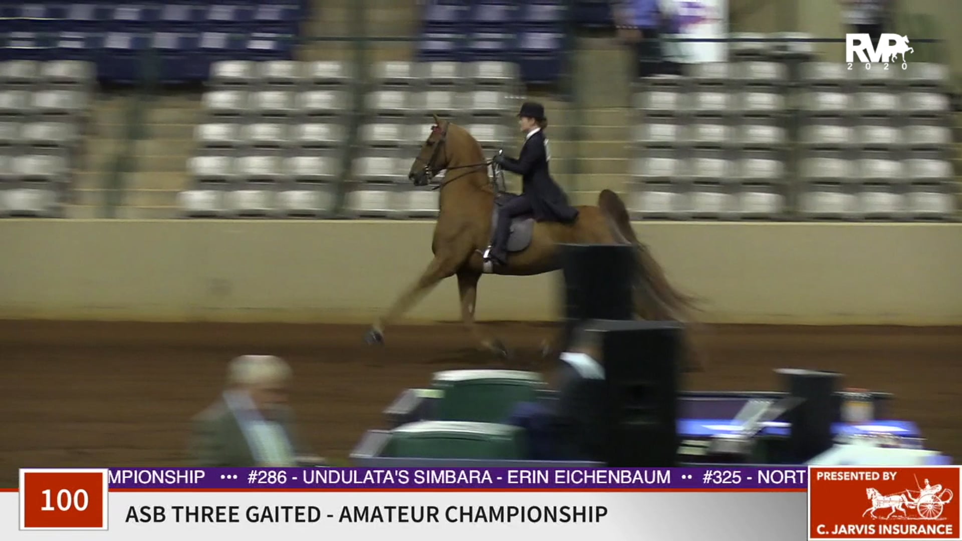 2020 SSFF - Class 100 ASB Three Gaited Amateur
Championship