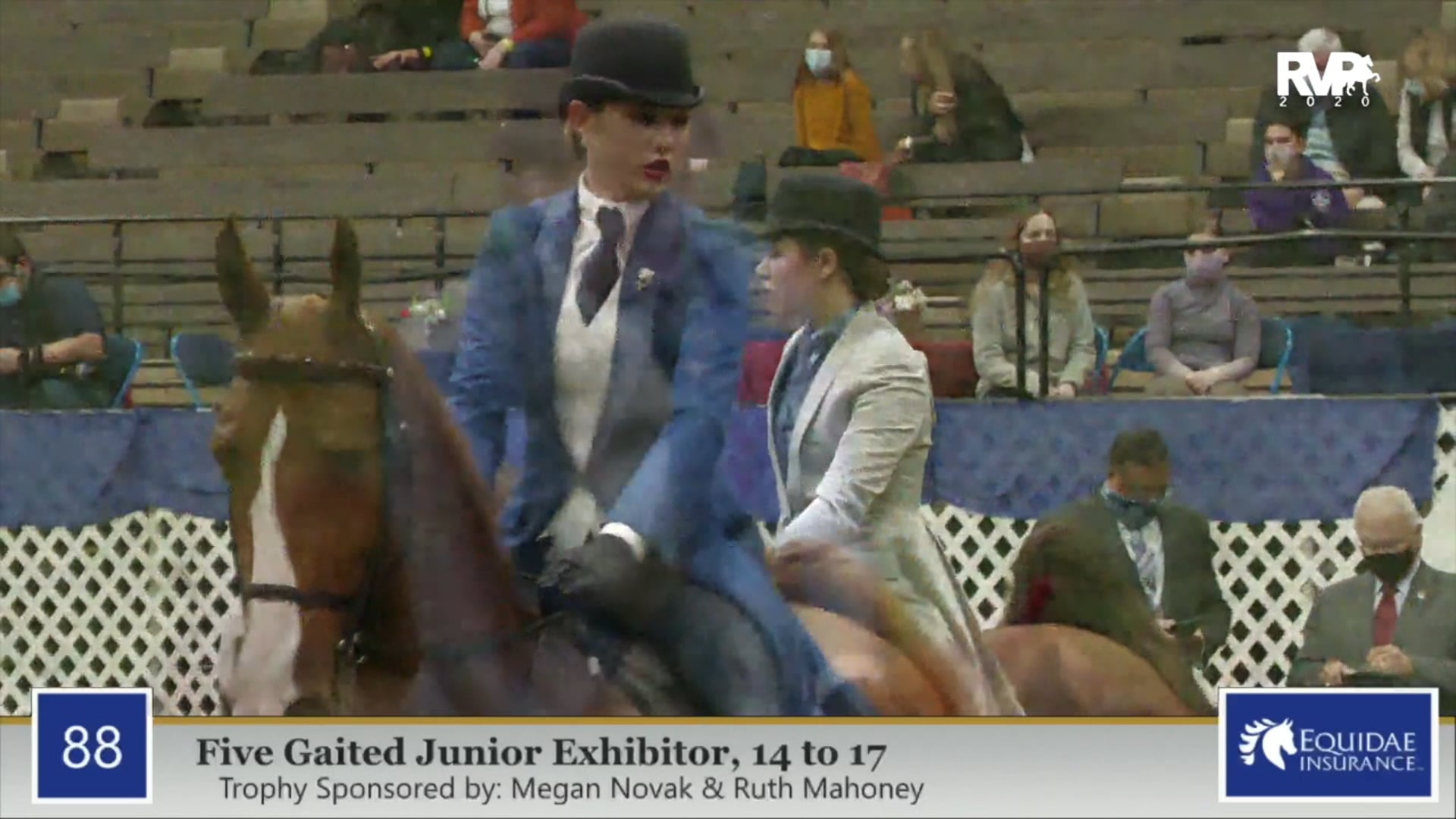2020 AR - Class 88 Five Gaited Junior Exhibitor 
14 - 17 