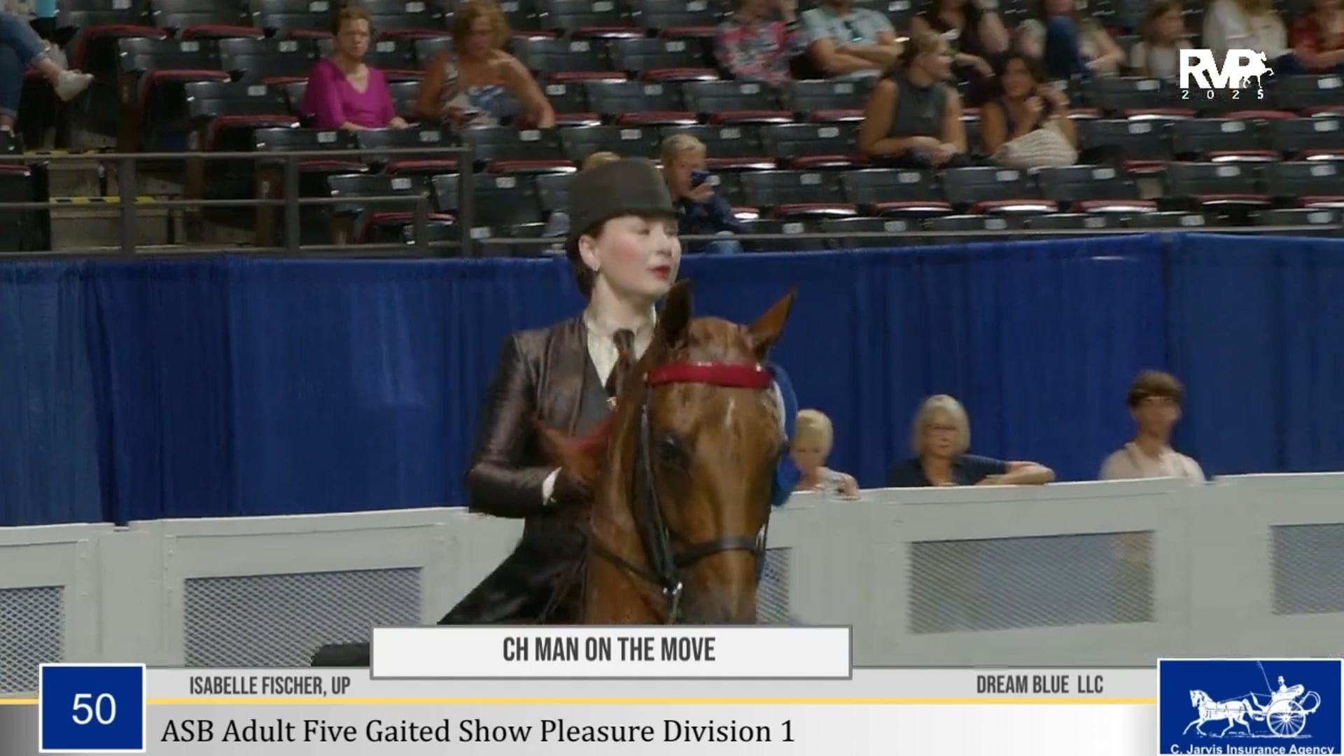 WCHS25 - Class 50 - CH Man on the Move and Isabelle Fischer, Up