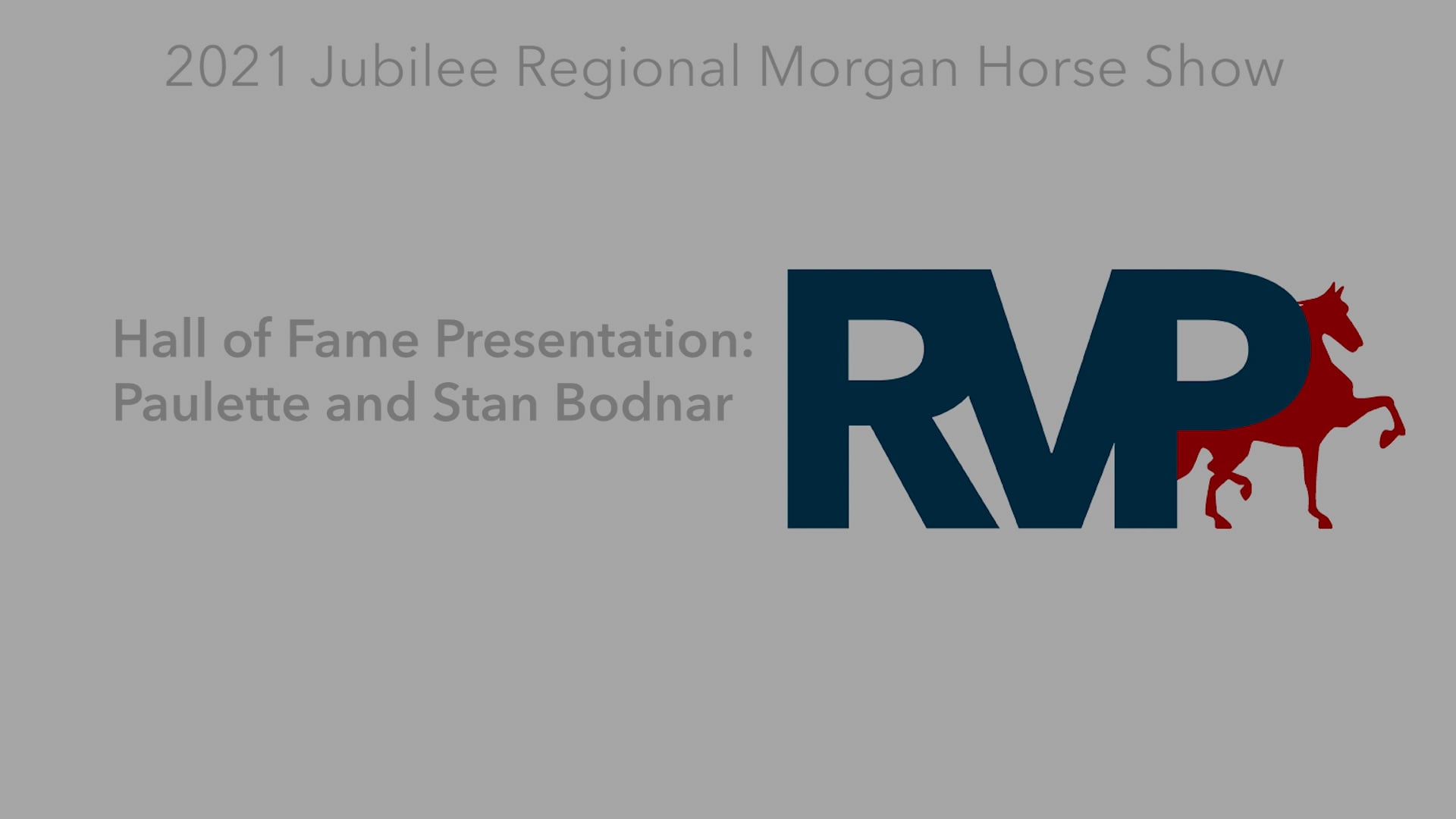 MJ21 - Hall of Fame Presentation - Paulette and Stan Bodnar