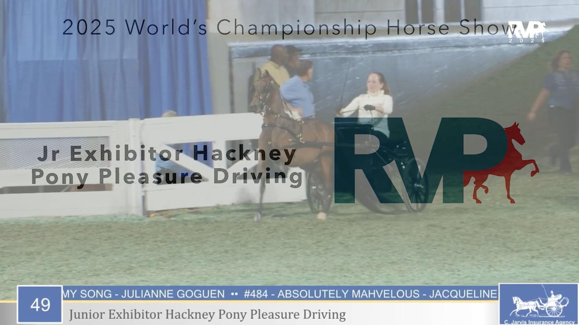 WCHS25 - Class 49 - Jr Exhibitor Hackney Pony Pleasure Driving