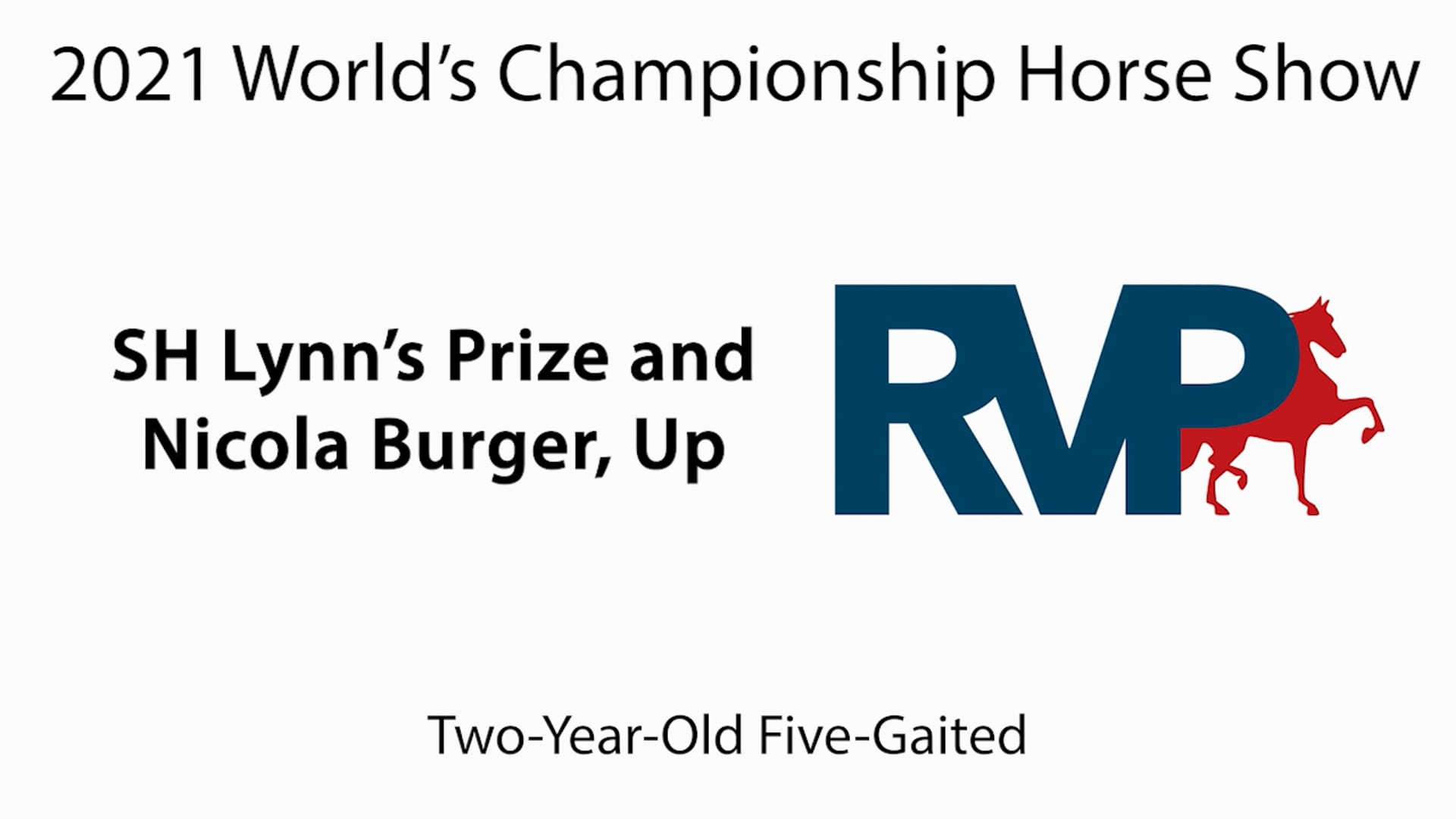 WCHS21 - Class 185 - SH Lynn's Prize and Nicola Burger, Up