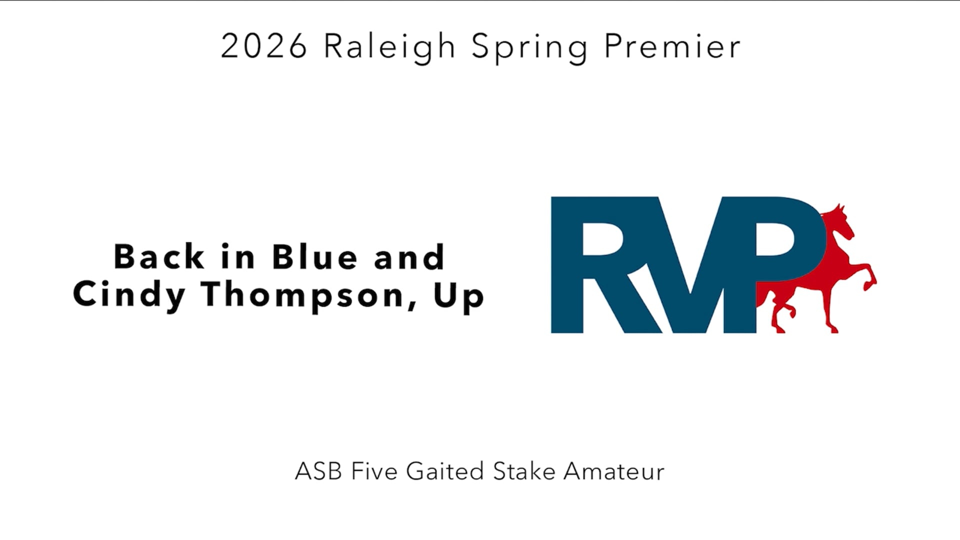 RSP26 - Class 136 - Back in Blue and Cindy Thompson, Up