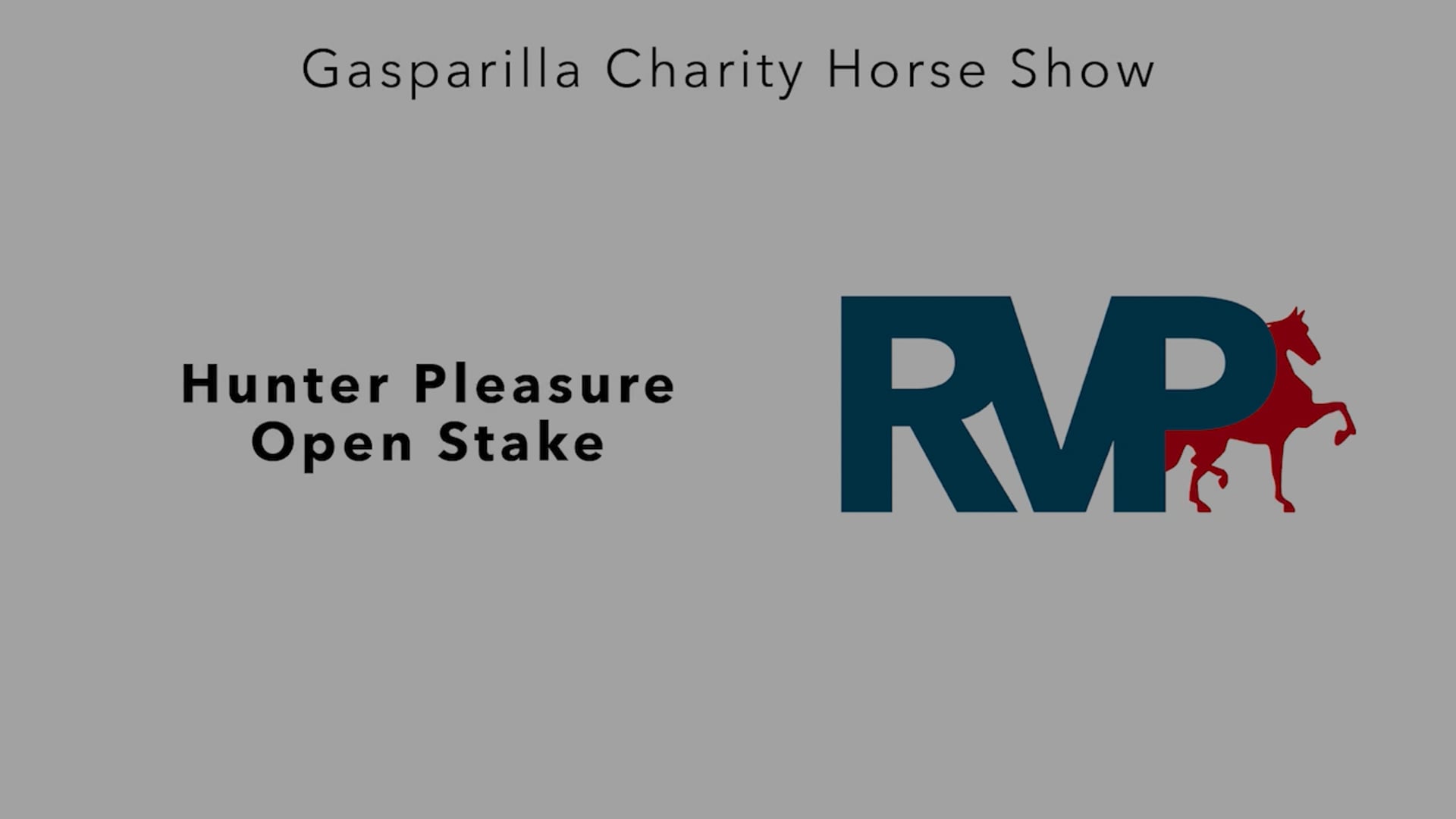 GC25 - Class 130 - Hunter Pleasure Open Stake