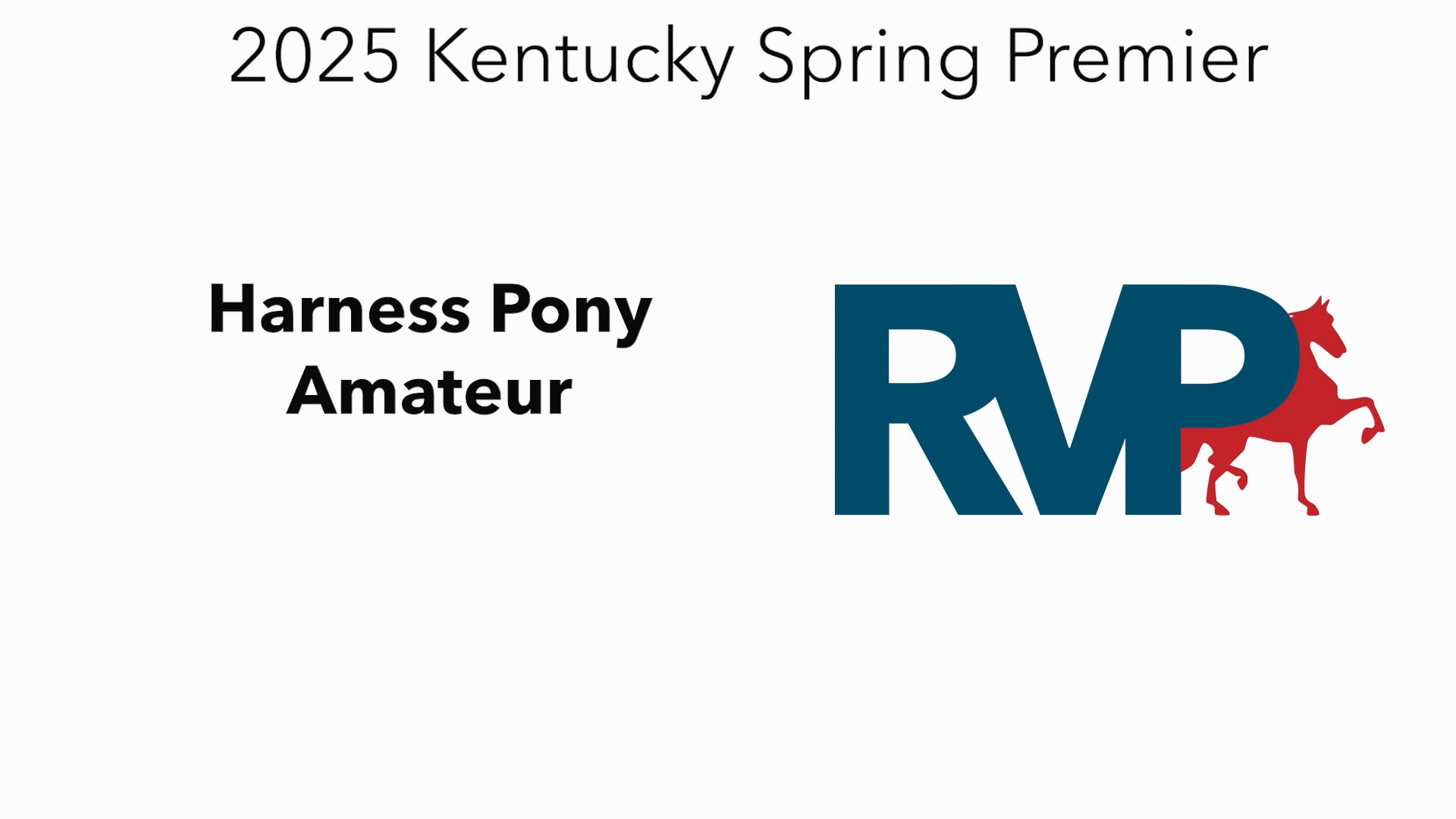 KYSP25 - Class 67 - Harness Pony Amateur