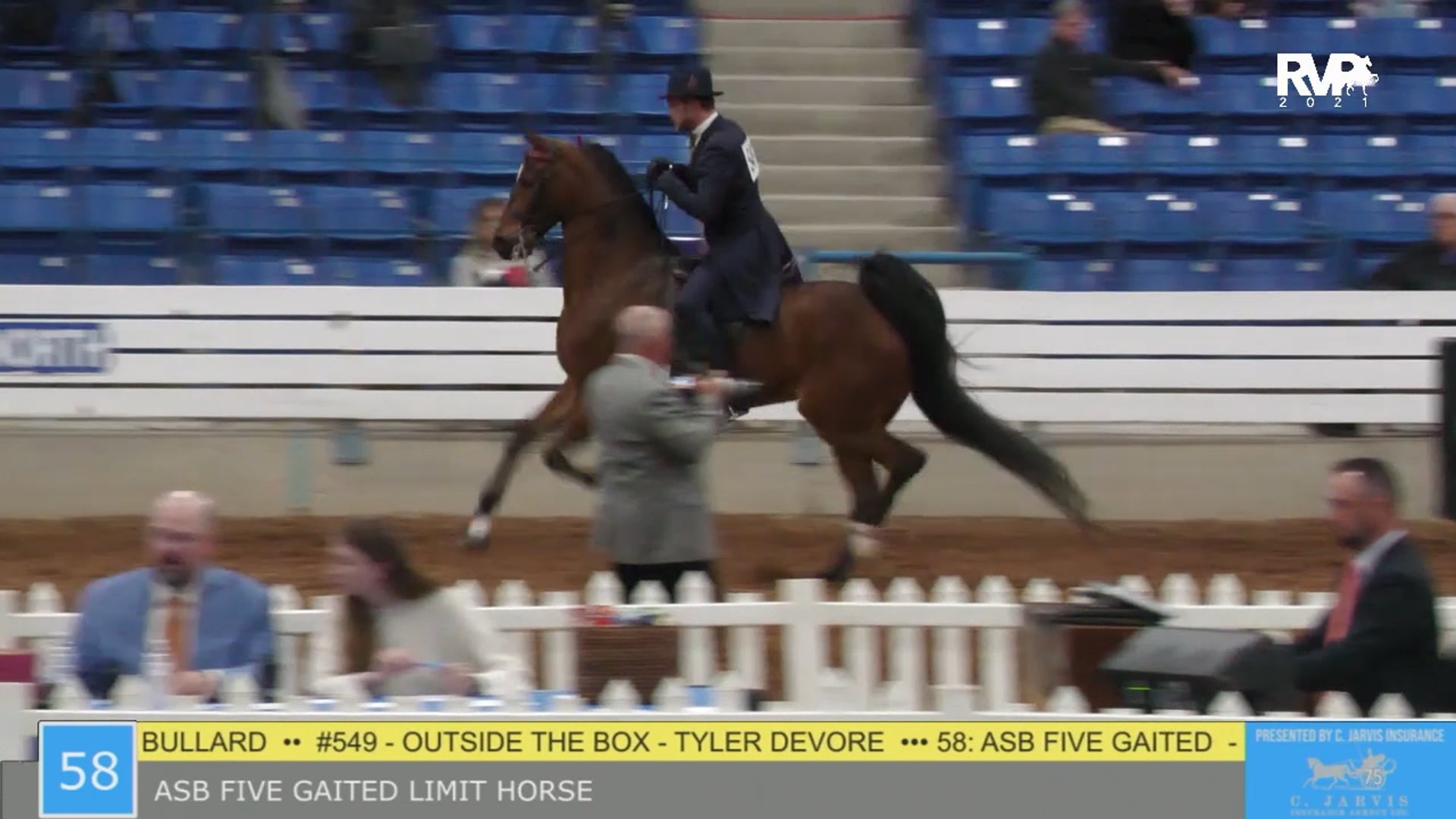 SSSF21 - Class 58 - ASB Five Gaited Limit Horse