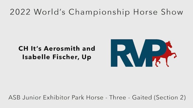 2022 World's Championship Horse Show ...