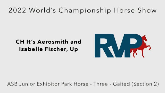 2022 World's Championship Horse Show ...