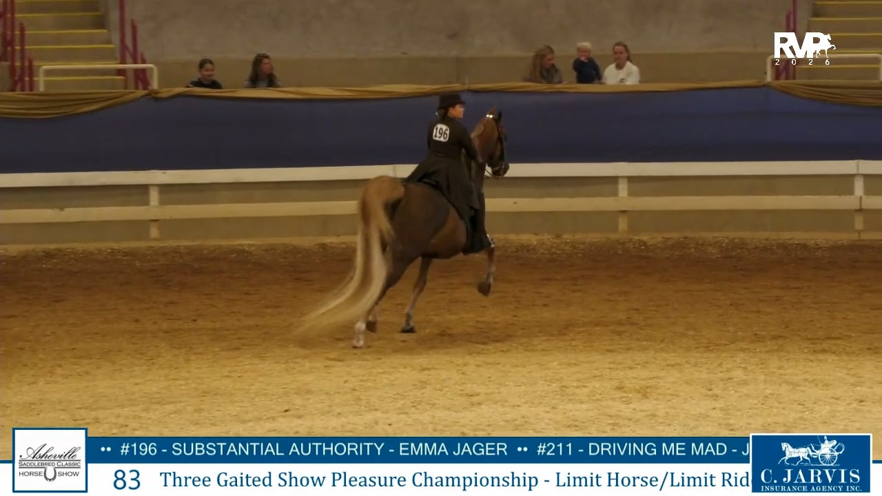 2026 Asheville Saddlebred Classic - Friday Morning