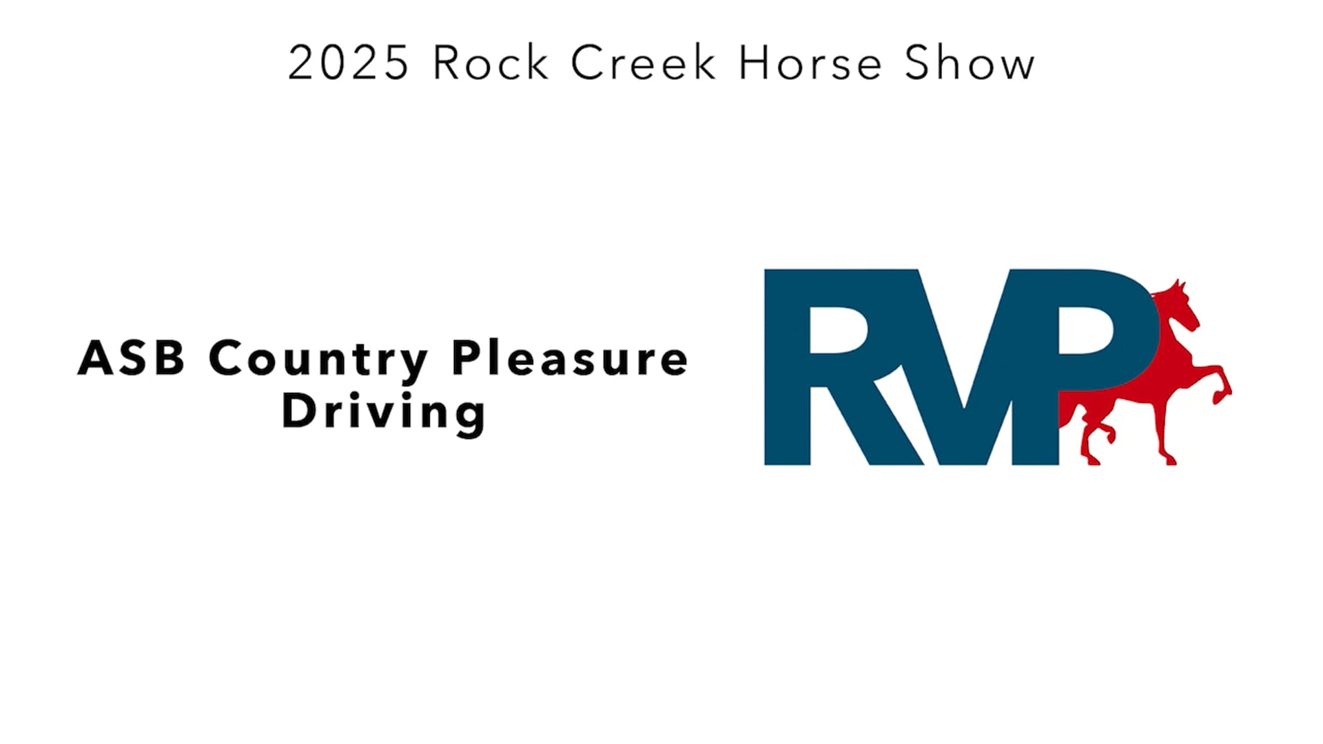 RC25 - Class 12 - ASB Country Pleasure Driving