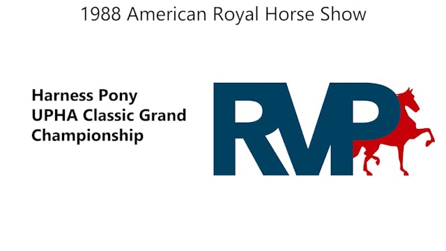 AR 1988 - Harness Pony UPHA Classic G...