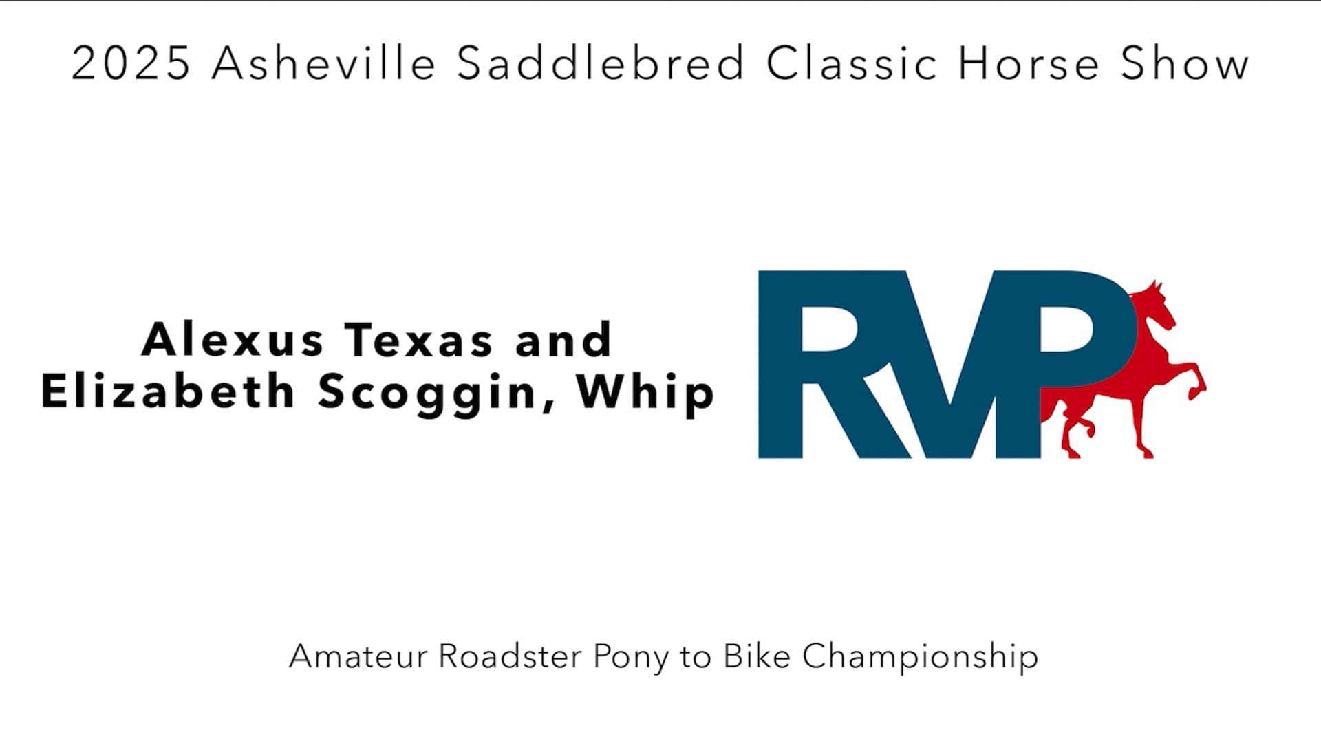ASC25 - Class 121 - Alexus Texas and Elizabeth Scoggin, Whip