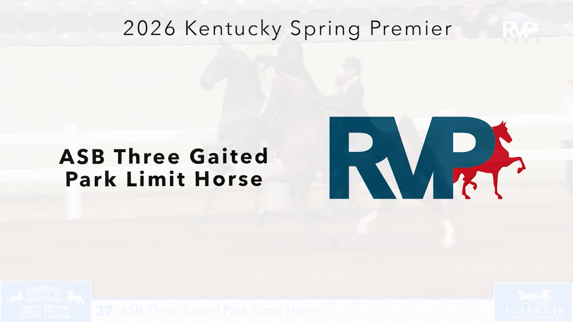 KYSP26 - Class 37 - ASB Three Gaited Park Limit Horse