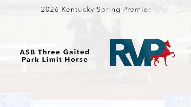 KYSP26 - Class 37 - ASB Three Gaited ...
