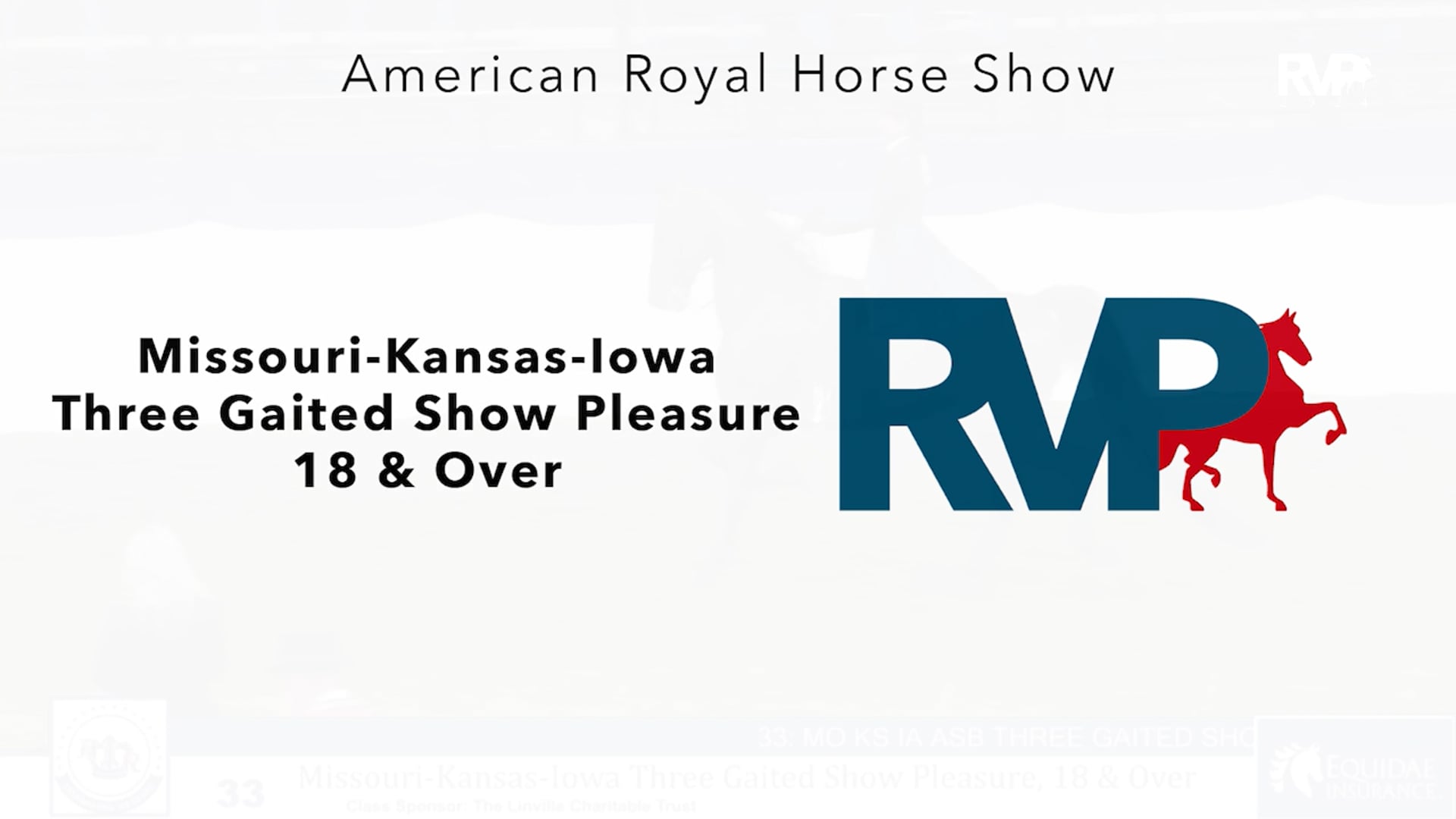 AR24 - Class 33 - Missouri-Kansas-Iowa Three Gaited Show Pleasure 18 & Over