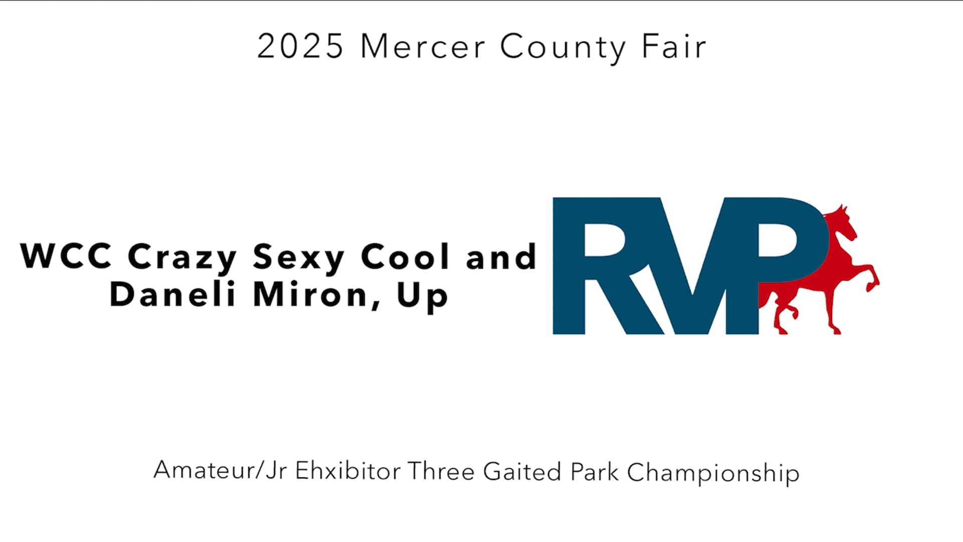 MCF25 - Class 74 - WCC Crazy Sexy Cool and Daneli Miron, Up