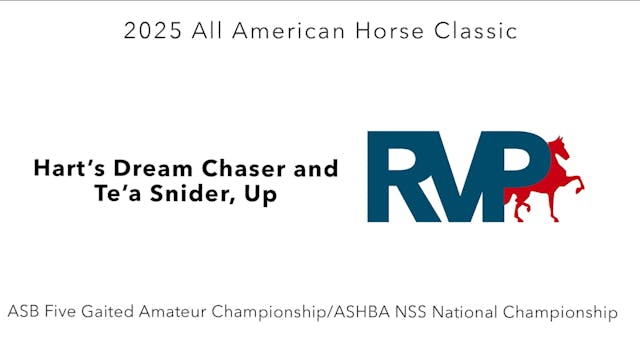 AAC25 - Class 168 - Hart's Dream Chas...