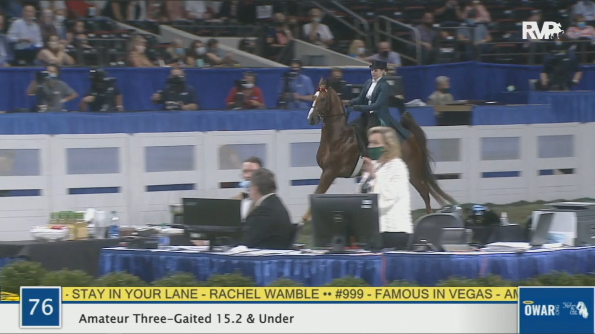 WCHS 2020 Class 76 - Amateur Three-Gaited 15.2 & Under