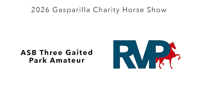 GC26 - Class 39 - ASB Three Gaited Pa...