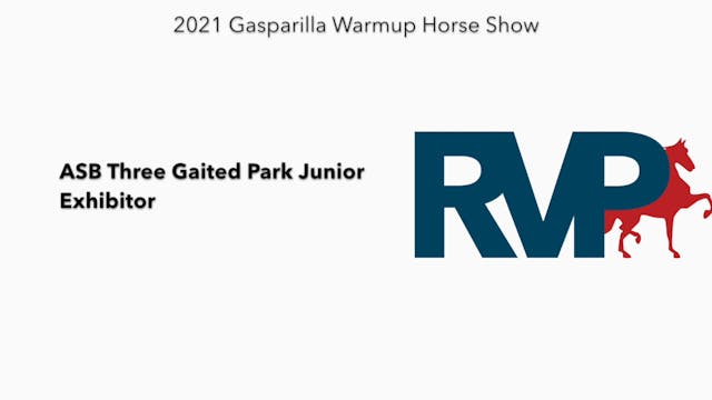 GASP21 - Class 34 - ASB Three Gaited ...