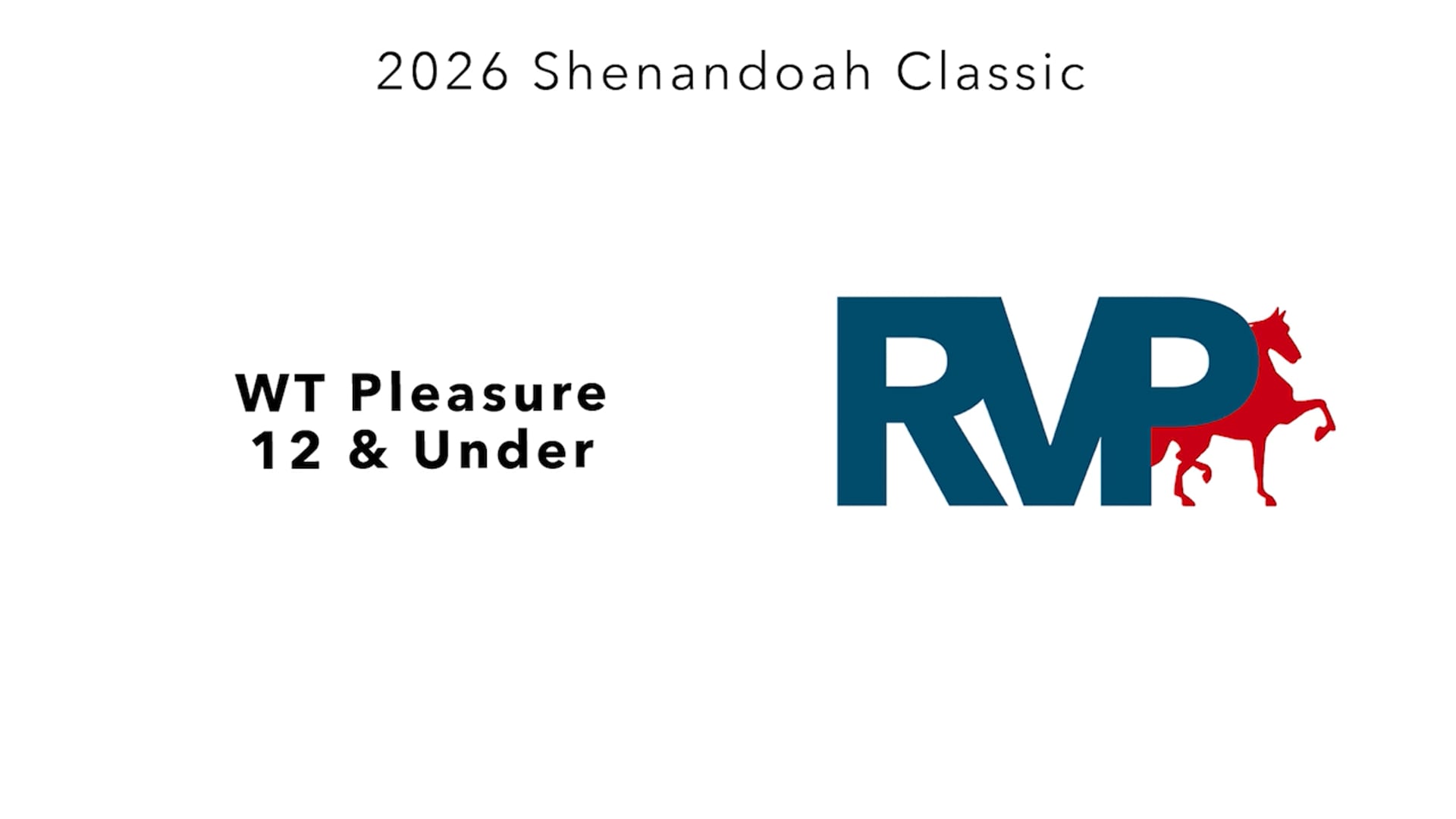 SC26 - Class 3 - WT Pleasure 12 & Under