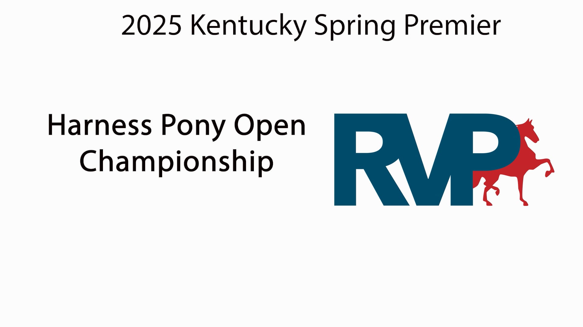 KYSP25 - Class 111 - Harness Pony Open Championship
