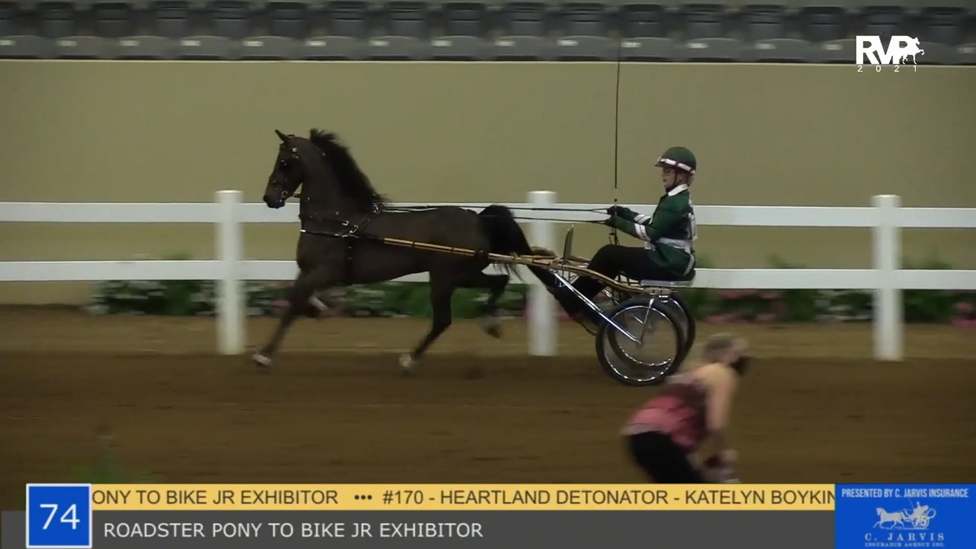 KYSP21 - Class 74 - Roadster Pony to Bike Junior Exhibitor