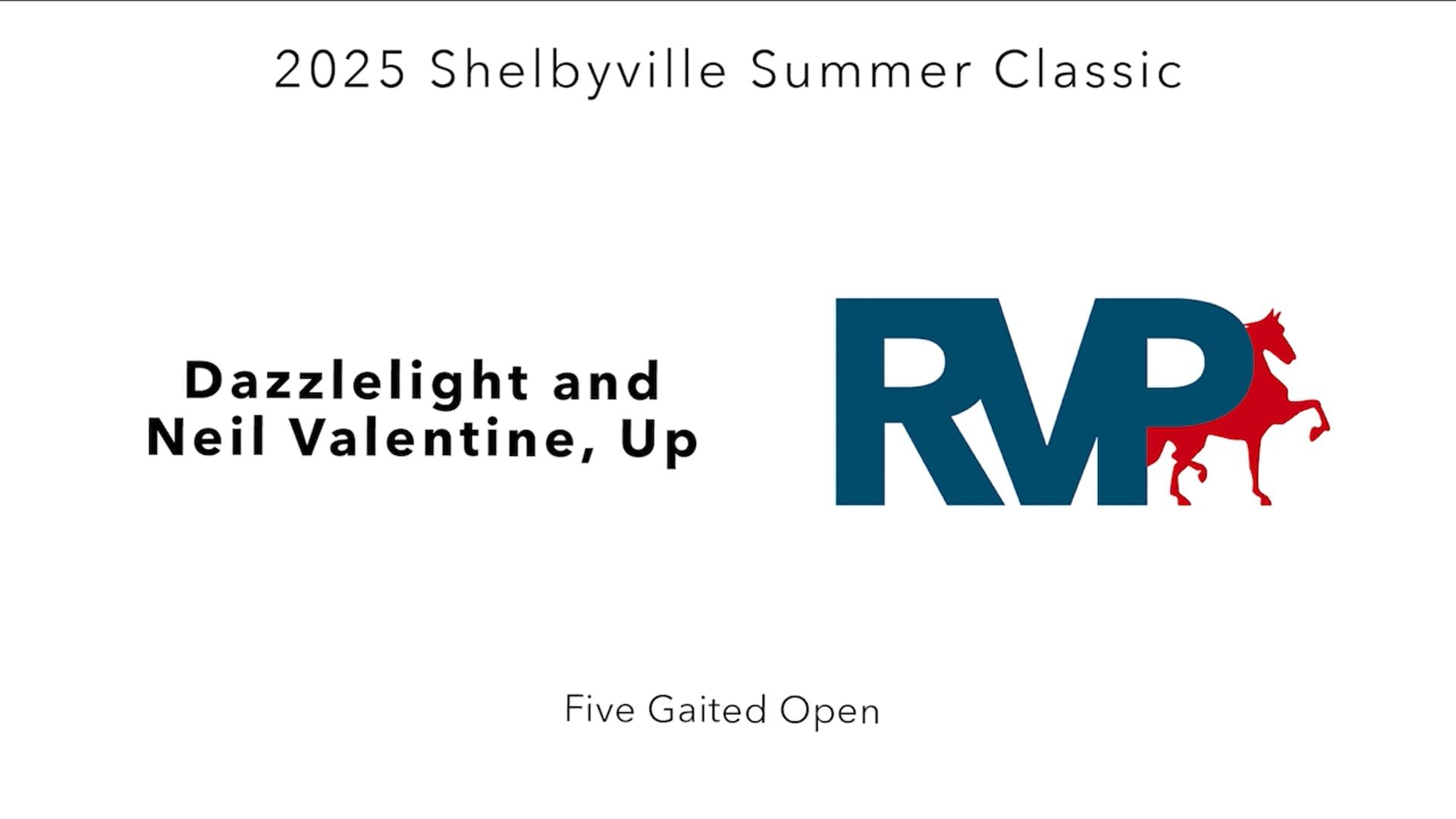 SSC25 - Class 22.1 - Dazzlelight and Neil Valentine, Up