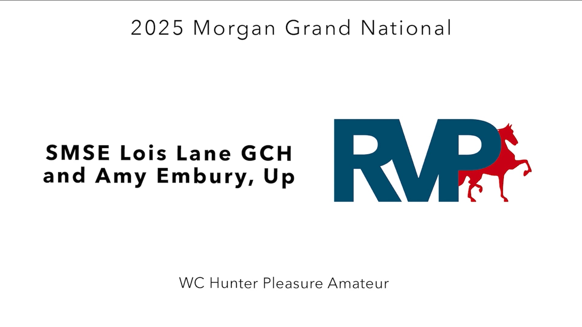 MGN25 - Class 116 - SMSE Lois Lane GCH and Amy Embury, Up