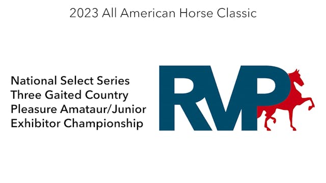 AAC23 - Class 96 - National Select Se...