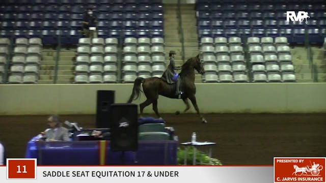 2020 SSFF - Class 11 Saddle Seat Equi...