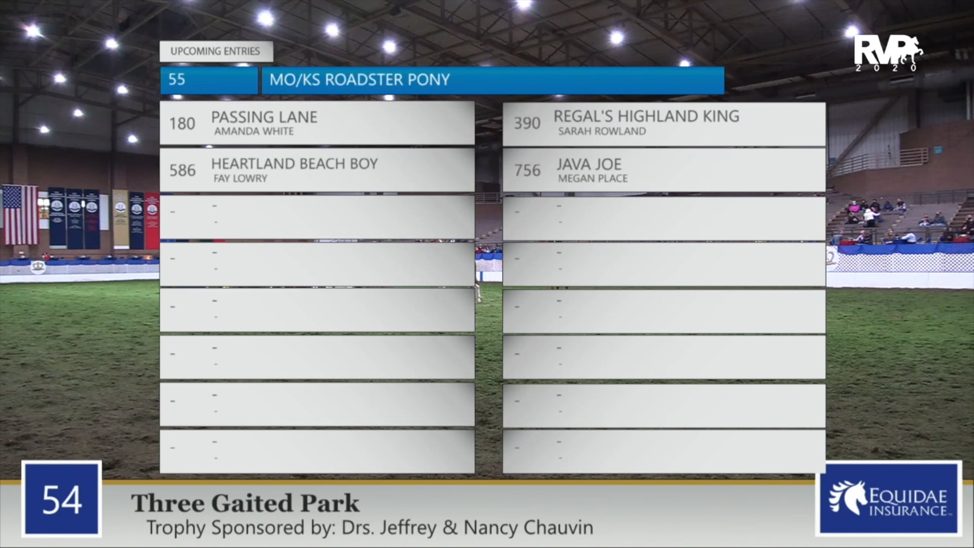 2020 AR - Class 54 Three Gaited Park