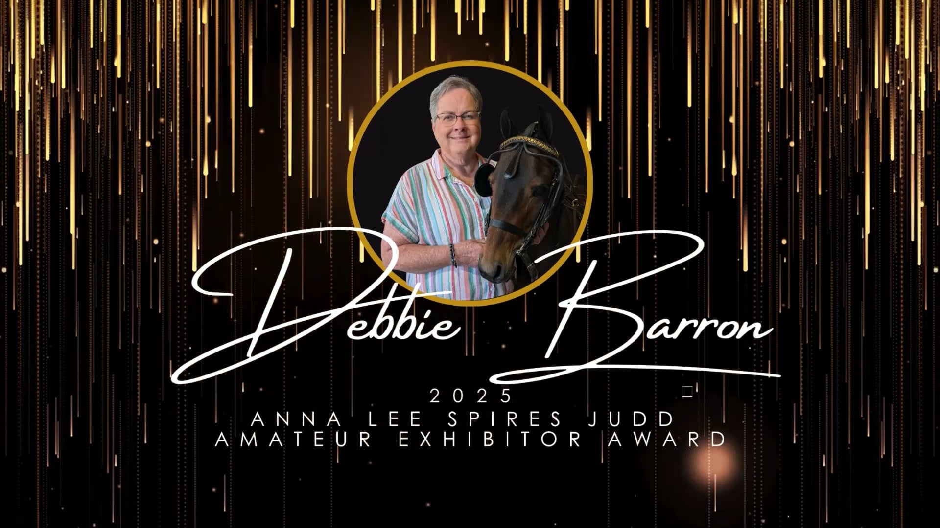 2025 AHHS Anna Lee Spires Judd Amateur Exhibitor Award - Debbie Barron